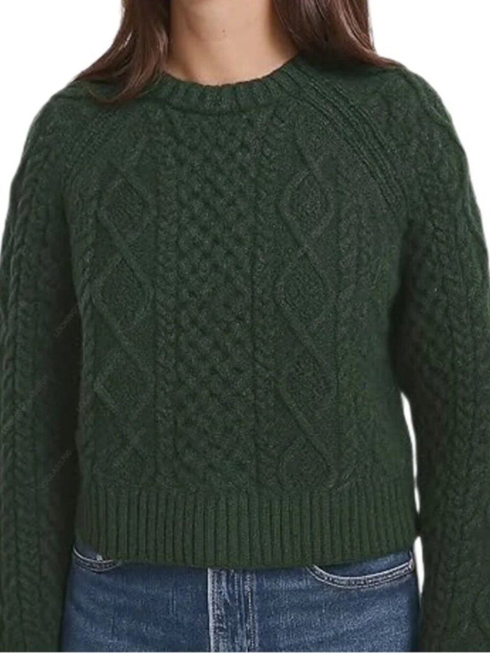 NWT Pendleton Women's Fisherman Donegal Wool Sweater SMALL